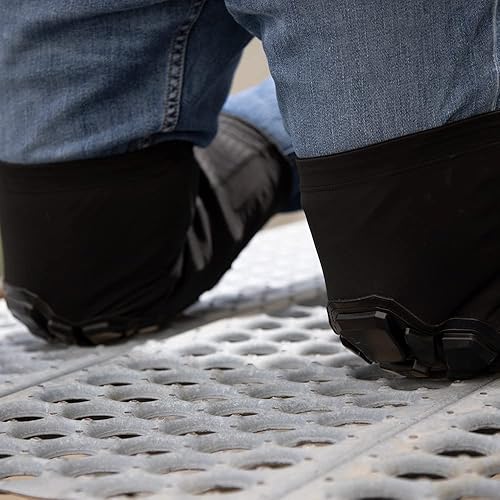 Miniatura 10 de Klein Tools 60615 Rodillera, rodilleras acolchadas resistentes, parte trasera de malla transpirable, puño elástico con silicona antideslizante, SM,