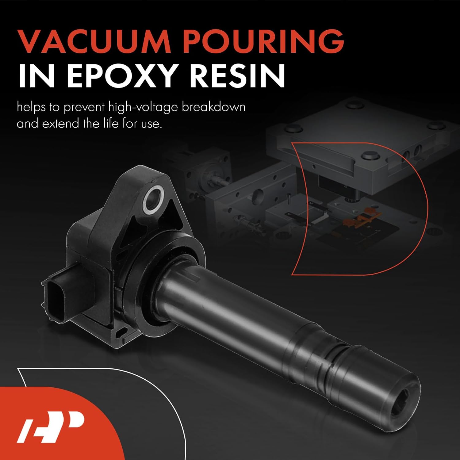 A-Premium Engine Ignition Coil Packs Compatible with Honda Civic 2006-2011 I4 1.8L 4-PC Set