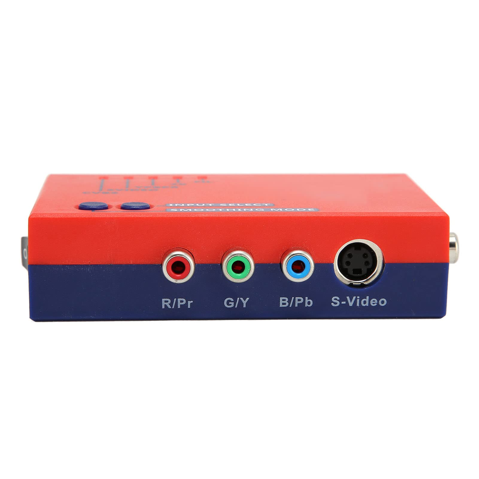 Yinhing Adaptador Retrotink Retroscaler2x para Consolas Retro como N64, Dreamcast y Mega Drive, convertidor AV a con escalado 2X, Interfaz Multimedia HD con Salida de y Video Digital, Color Rojo