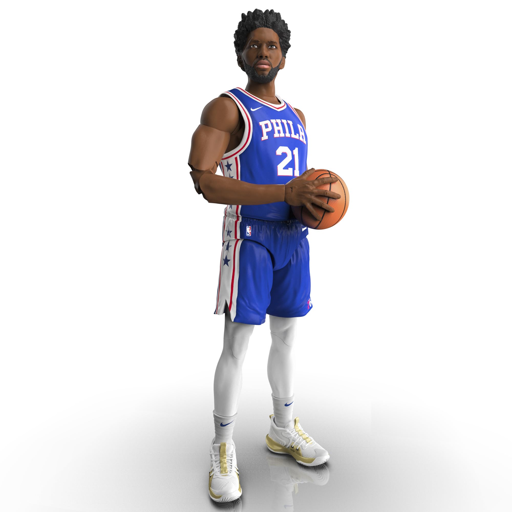 ハズブロ(HASBRO) スターティング ラインアップ NBAシリーズ1 ジョエル・エンビード Joel Embiid 6インチ(15cm)サイズ アクションフィギュア、限定パニーニスポーツトレーディングカード付き バスケットボール F8184 正規品