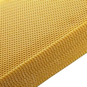 Lifestyle Bee Honey Sheets 20-Piece Beeswax Honeycomb Sheets Wax Foundation Beekeeping Beeswax Sheet Bee Nest Foundation Wax Sheet Beehive Bed Hive (sheet-20)