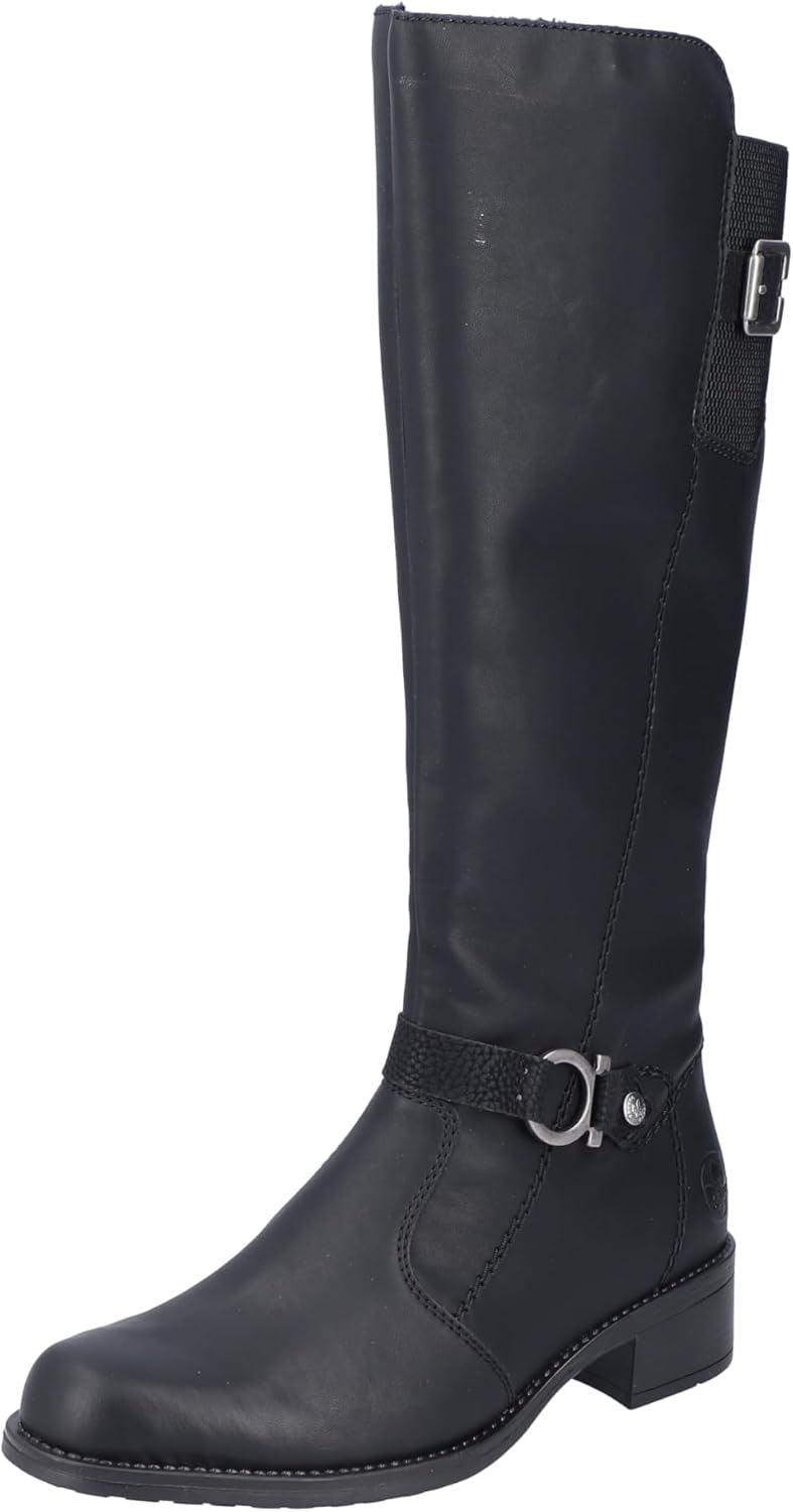 rieker knee length boots