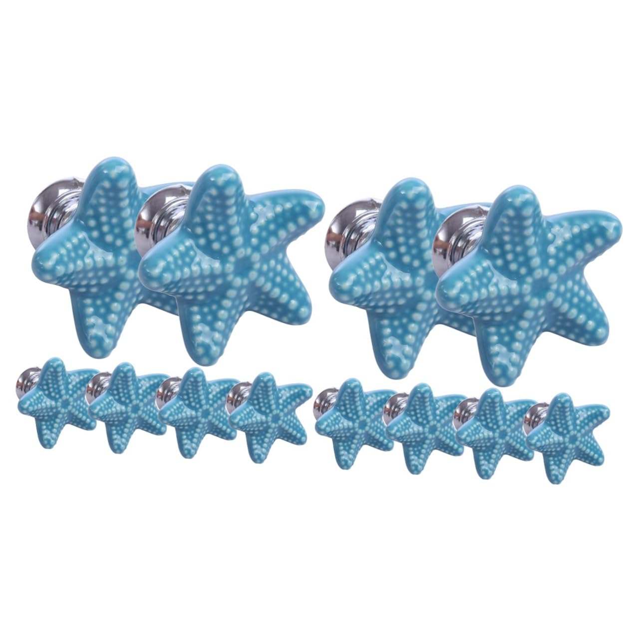 jojofuny 2 Set Di Maniglie Decorative Per Cassetti E Ante in Stile Marino Per Mobili Da Cucina Guardaroba Cassettiere 6 Pezzi*2