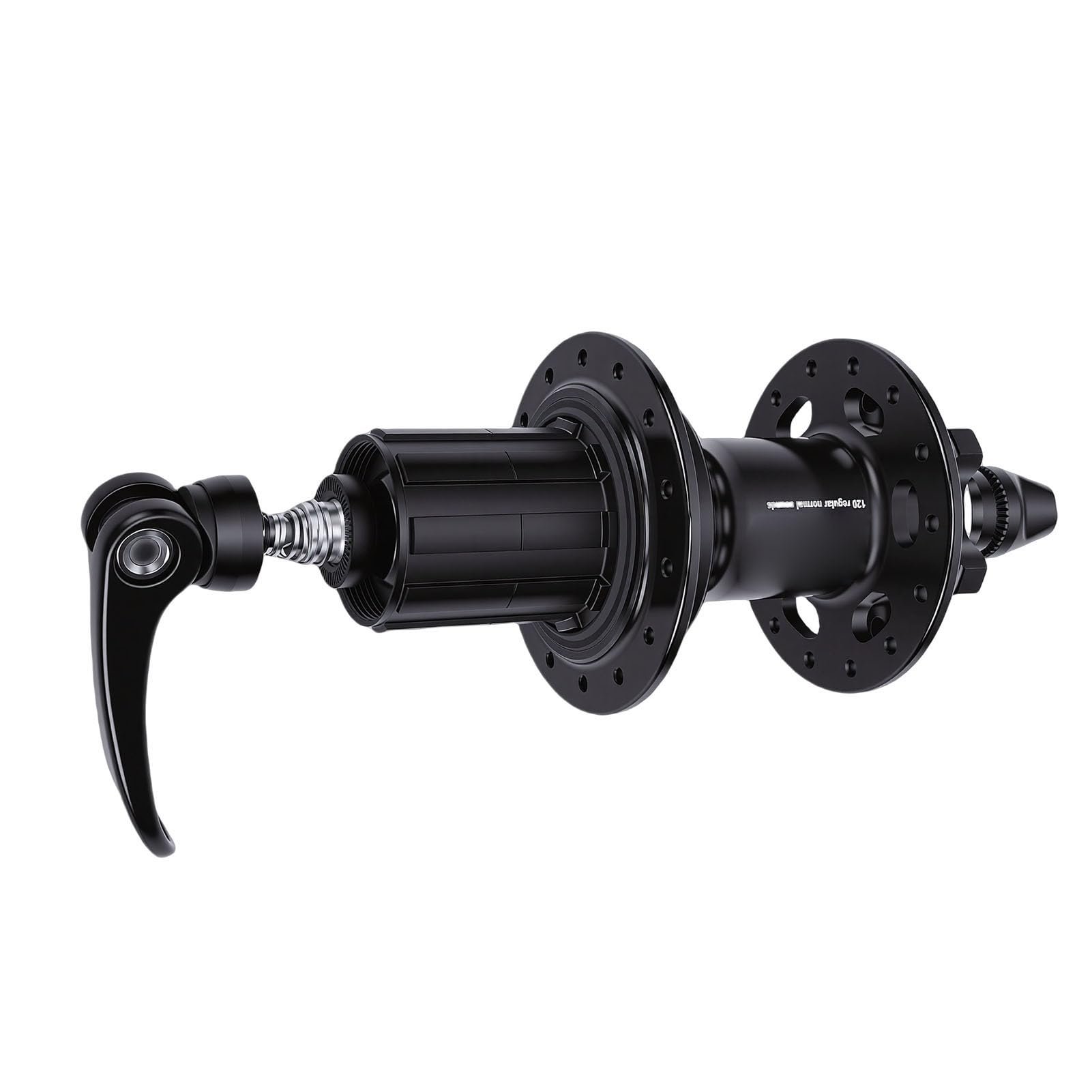Dpofirs Tylna Piasta Rowerowa, 28-otworowa Piasta Rowerowa ze Stopu Aluminium z Szybkozamykaczem 135mm do Roweru Górskiego Szosowego 8 9 10 11 Prędkości