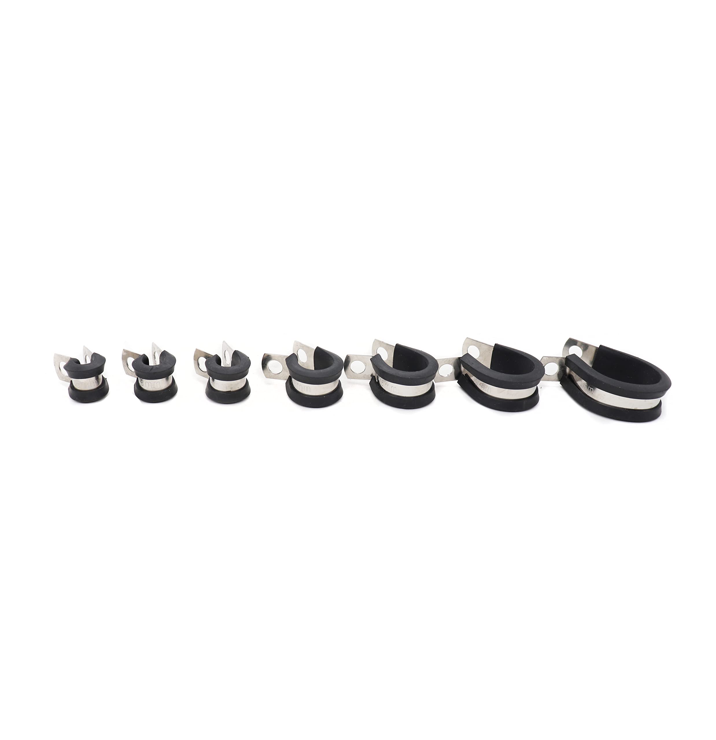 MISPIRE 50 Pack Cable Clamps Assortment Kit, 304 Stainless Steel...