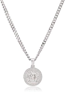 Fashion Frill Chain Necklace For Men Stainless Steel Medusa Pendant Necklace Mythology Ancient Symbol Necklace Chain Penda... Price In India
