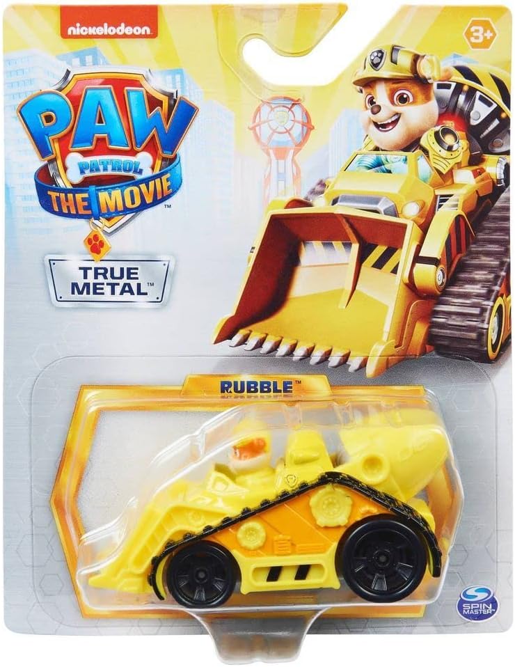 Paw Patrol: The Movie True Metal Die-Cast Vehicle Assortment Rubble