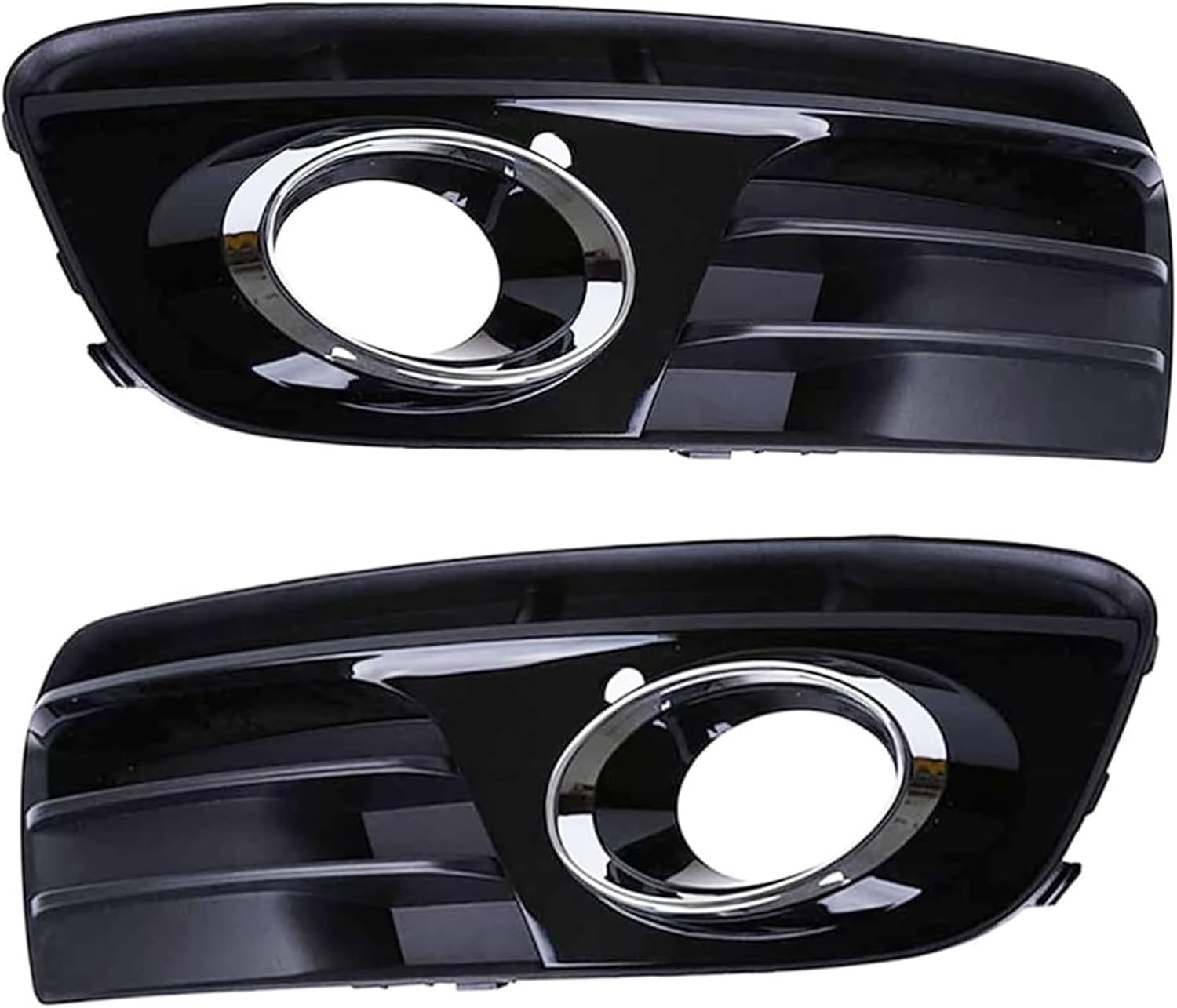 車のフロントグリル Q5 8R 2013-2016 フロントバンパー ロアグリル フォグランプグリルカバー ABS 交換品(Pair