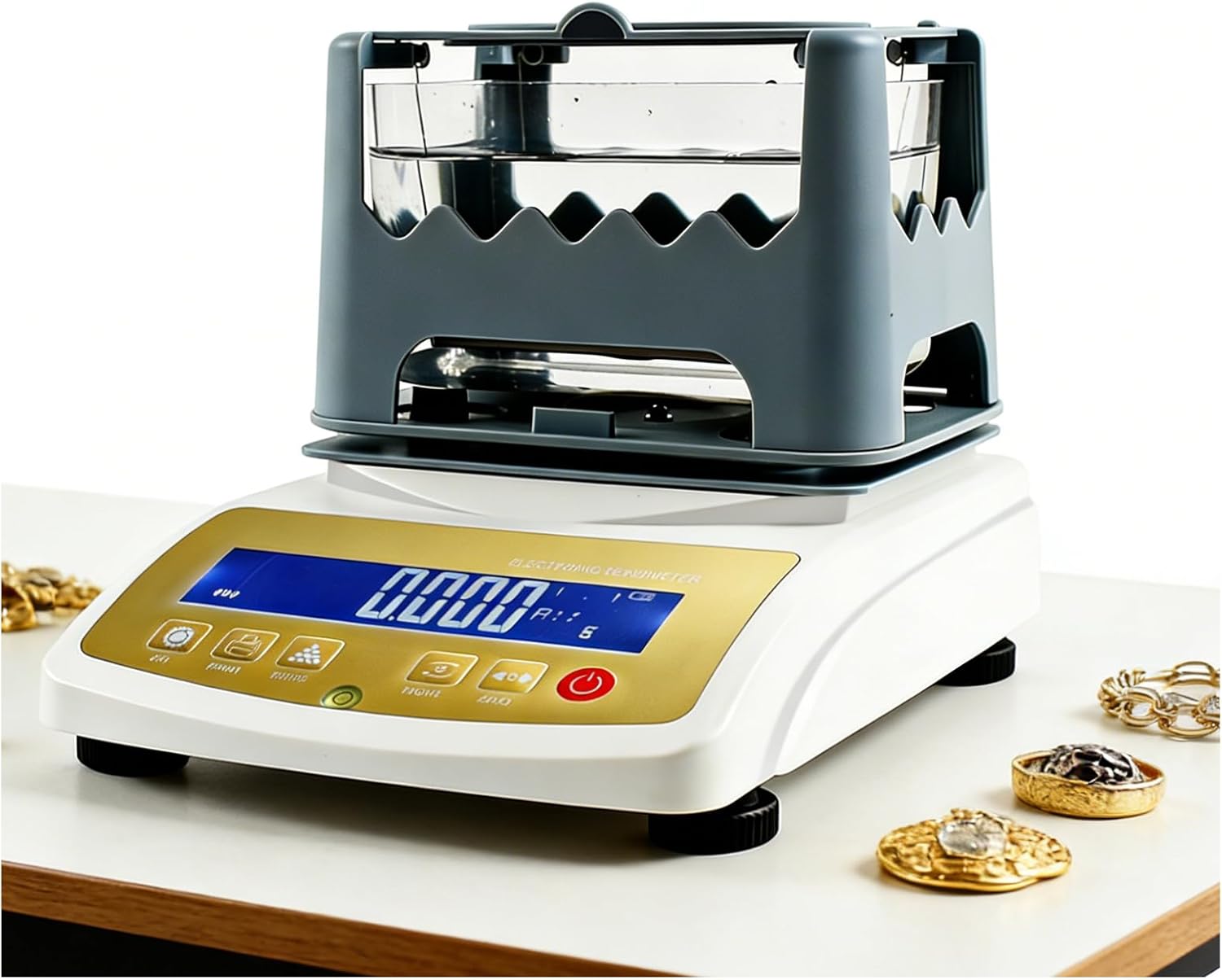 Digital Gold Purity Tester and Density Analyzer, Suitable for Jewelry, with an Accuracy of 0.001 Grams, Applicable to Gold, Silver, Platinum, and Palladium 300K