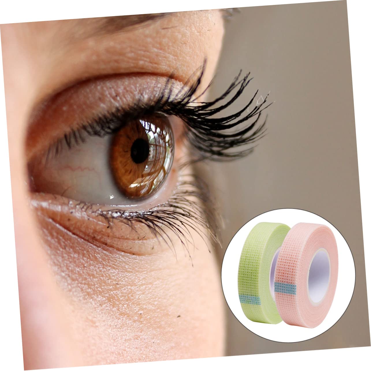 MAGICLULU 18rollos Cinta Transpirable Para Extensiones De Pestañas De Gel Para Aislamiento De Pestañas Para Salones y Casa Sin Irritaciones Alta Transpirabilidad