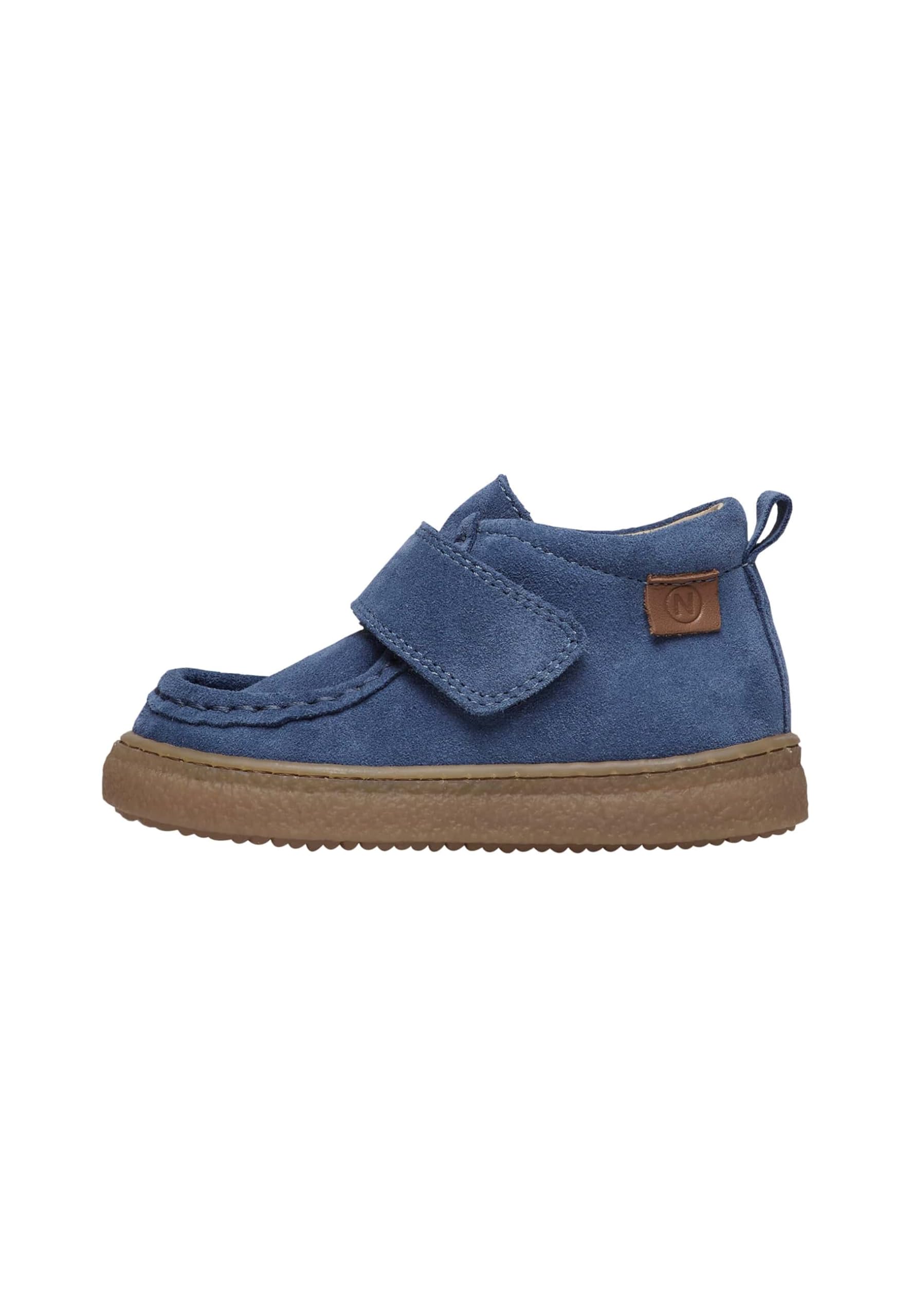NATURINO Suede Shoes, Azure, 33 EU
