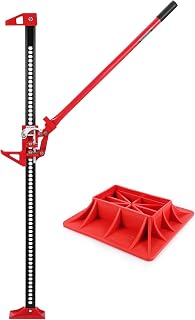 Farm Jack,20" Utility High Lift Farm Jack with Base, 7000 LBS Capacity Ratcheting Off Road Utility Jack,Adjustable Lifting Height 5.12-12.99" for Tractor, Truck, SUV, Bumper Lift