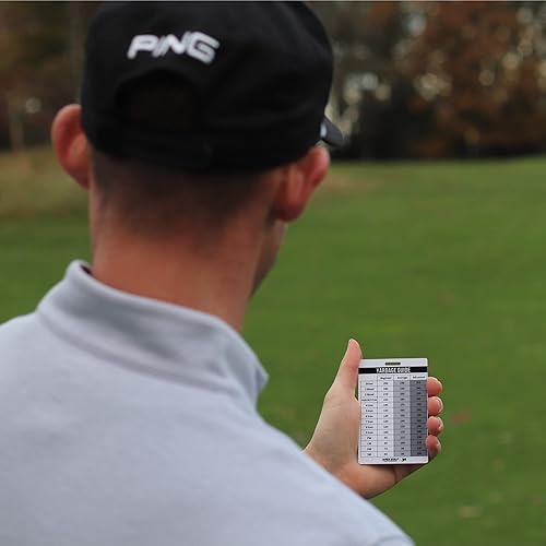 Miniatura 6 de Libro de yardas de golf, tarjeta de distancia de palos de golf, tarjeta de tabla de rango de palos de golf, carrito de golf virtual. Conoce tu