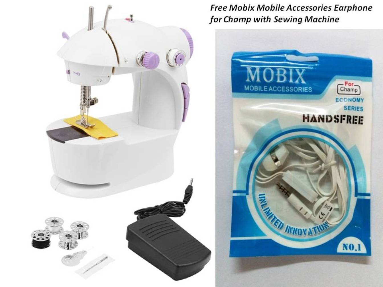 Buy Bluebells India New 4 in 1 Mini Sewing (Silai) Machine with Foot