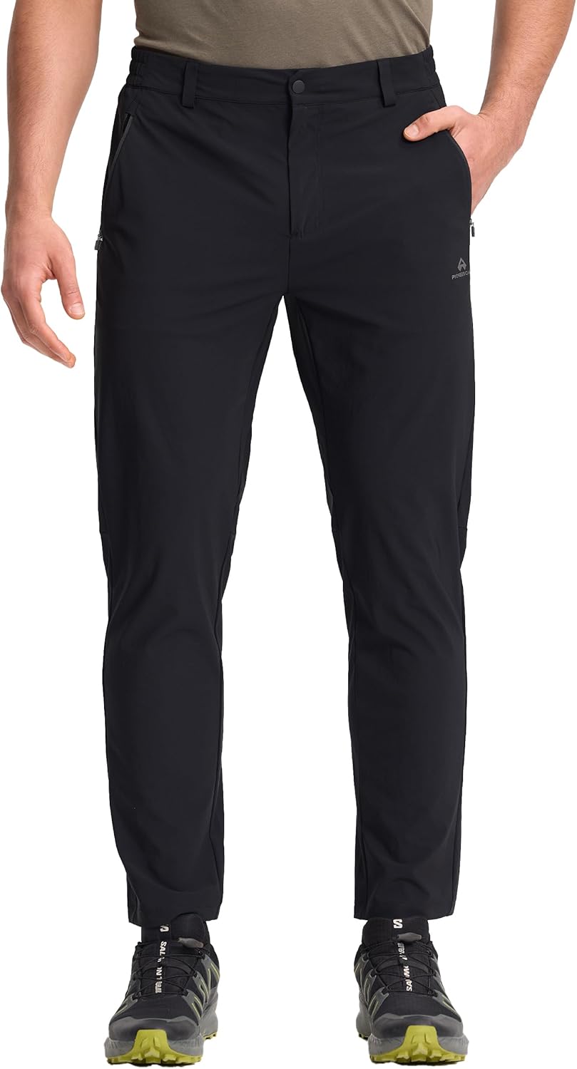 Pioneer Camp Men's Hiking Pants UPF 50+ Lightweight Athletic Work Casual Pants Sports Outdoor Golf Running Travel