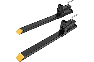 Tractor Supply Store: Premium YINTATECH 43" 2000lbs Clamp-On Pallet Forks Lift Tractor Attachments