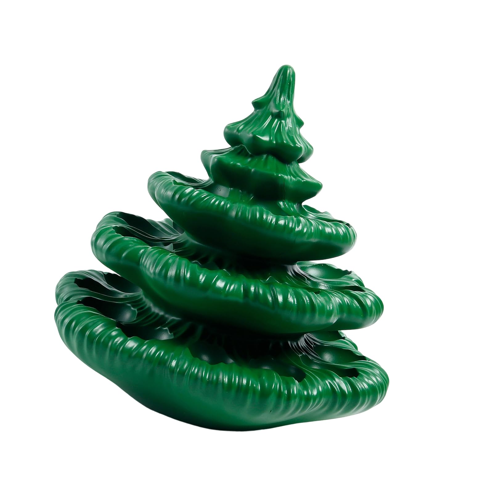 Resin Christmas Tree Serving Tray for Devil Eggs Snacks Holiday Party Decor Easy Green Devil Eggs Tray