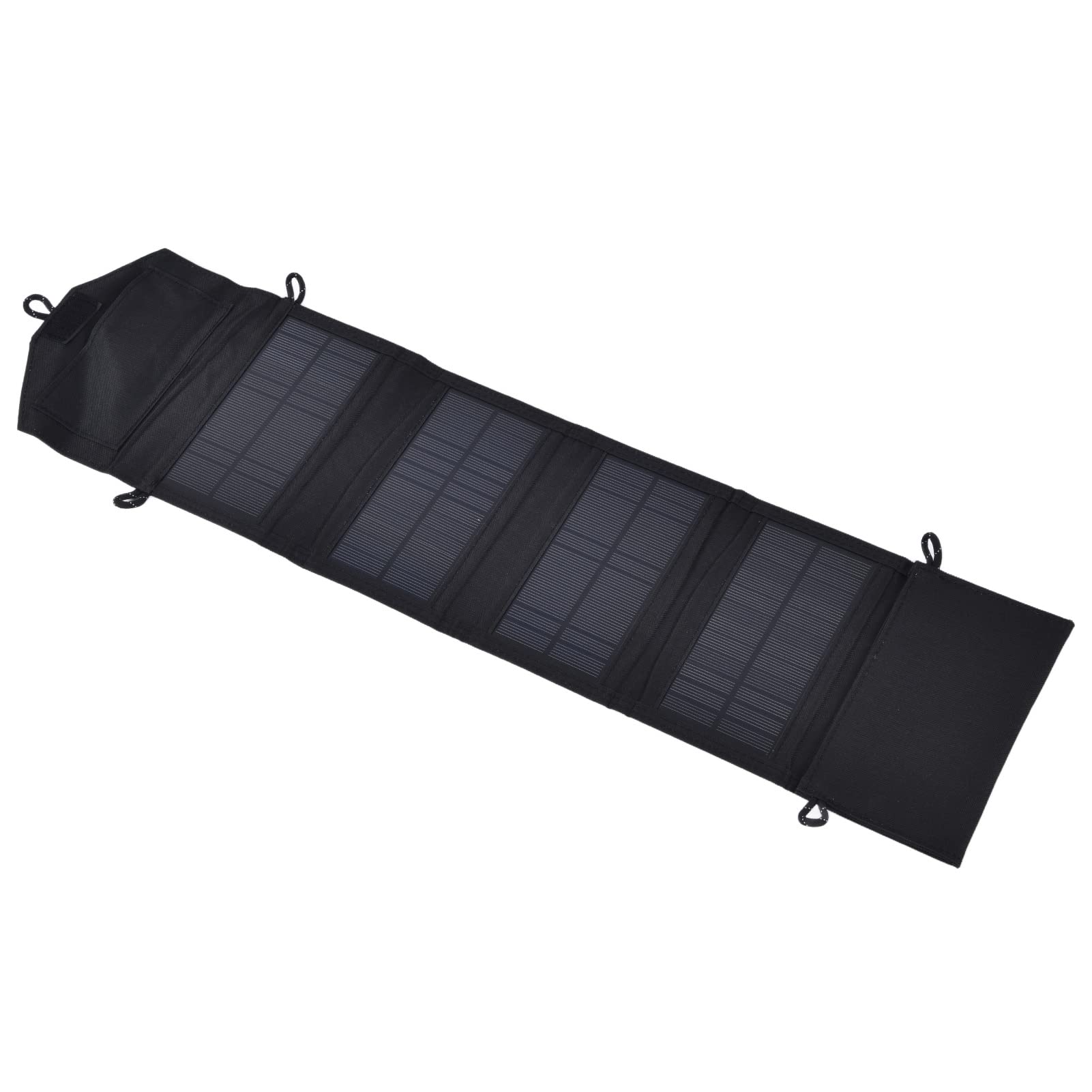 ViaGasaFamido Caricatore Solare Portatile 15W, Doppia Porta USB-A