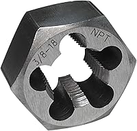 Vista 8 de Terraja de tubo NPT hexagonal de acero al carbono para rerosca 1/8-27