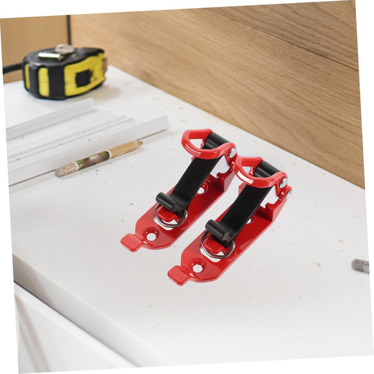 4pcs Roof Rack Shovel Mount Clamp Holder for Secure Tool Storage Trucks and Boats Efficient Folding Design for Space-Saving and Multifunctional Use