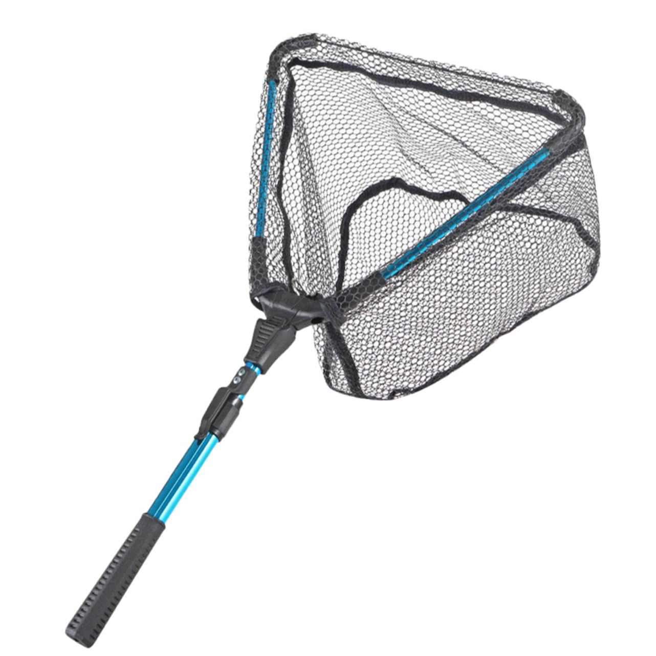 TOYANDONA Capacità Guadino Grande Portatile Leggero di Telescopico, Pieghevole Lega Alluminio, in per Pesca in Acqua Dolciaria e Fiume