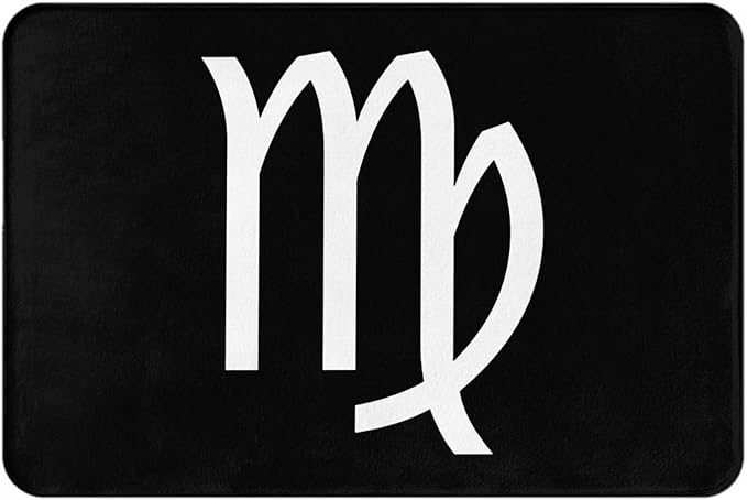 Zodiac Sign Virgo Carpet Welcome Doormat, Anti Slip Floor Mat Dirty Resistant Floor Mat