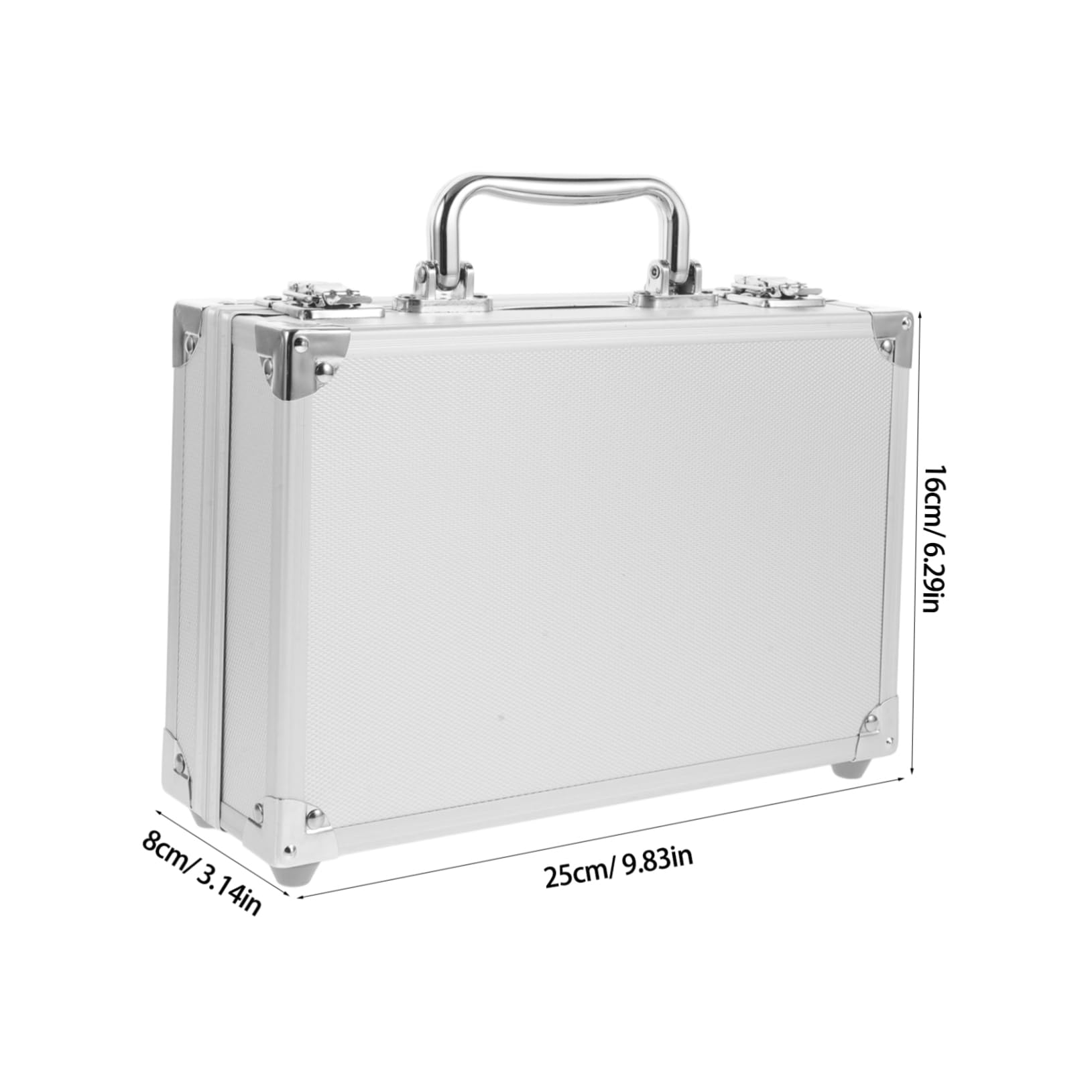 NUOBESTY Boîte à Outils Métallique Portable pour Rangement Étui De Transport Multifonction Coffret Outils Compact
