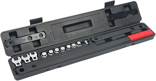 8MILELAKE Ratcheting Serpentine Belt Wrench Tool 16pc Serpentine Belt Remove And Install Kit