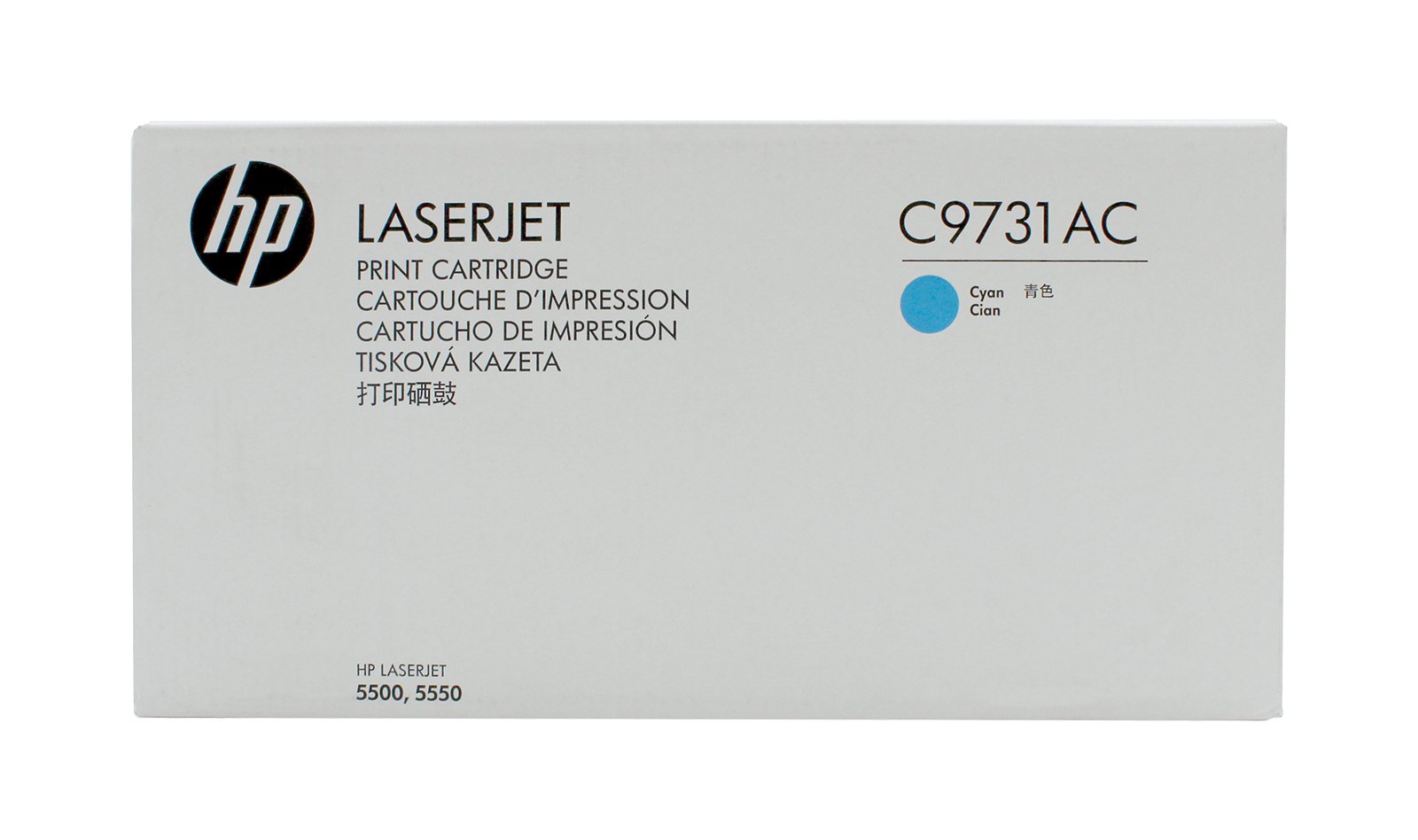 HP C9731A - Tóner para impresoras láser (12000 páginas, Laser, Olor LaserJet 5500, 5550, 5-35 °C, 20-80%, -15-40 °C) Si