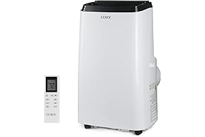Coby 12,000 BTU Portable Air Conditioner, Dehumidifier & Fan