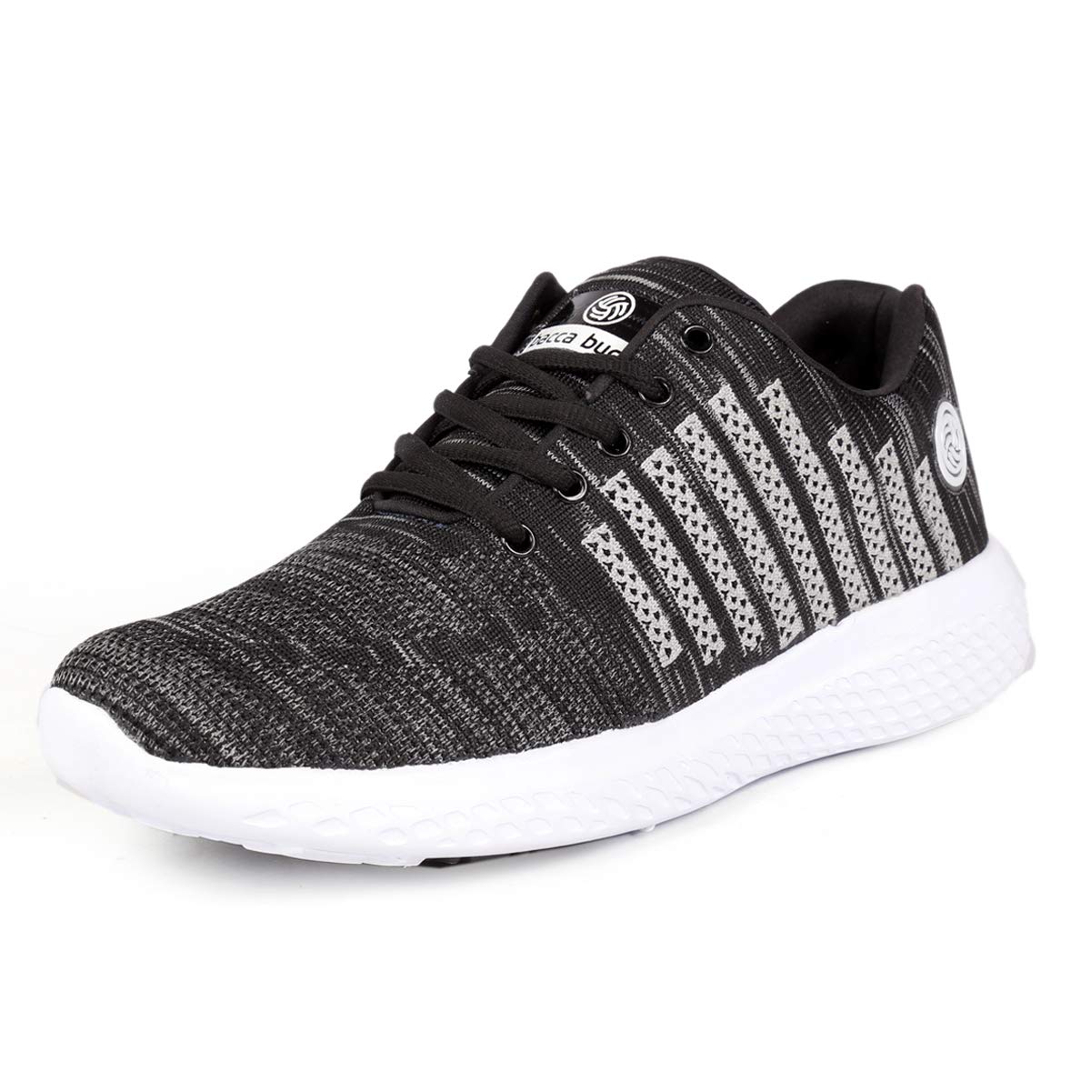 Bacca Bucci® Mens Running Shoes Lightweight Shockproof Walking Shoes Cushioning Men Sneakers for Gym Sports Casual Athletic Outdoor (Size-UK-6 to UK-13) Black (B08155PP5Z) Amazon Price History, Amazon Price Tracker