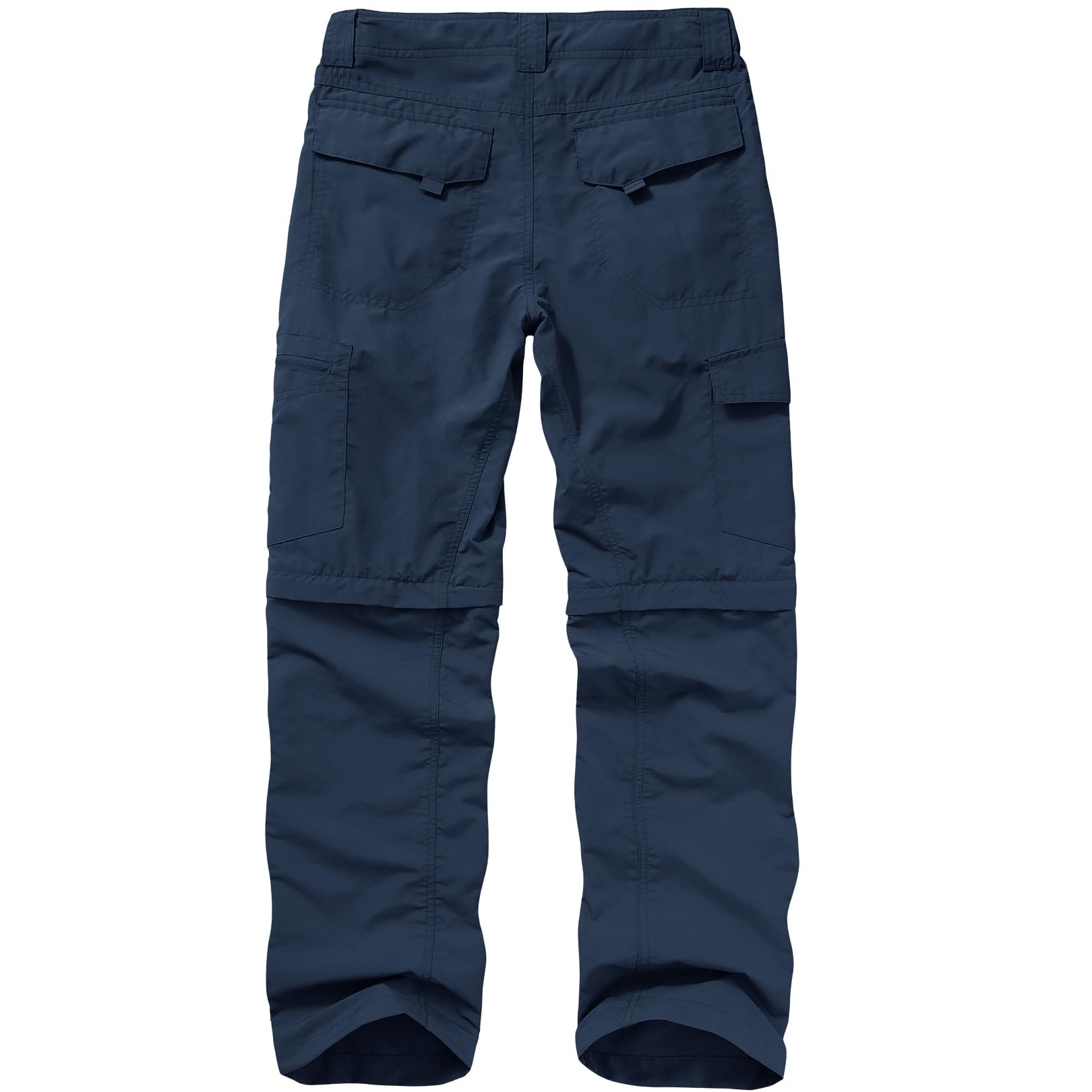 Pantalon de randonnée convertible léger pour homme - Séchage rapide - Fermeture éclair - Pour la pêche, le safari, le camping, les voyages - Pantalon scout