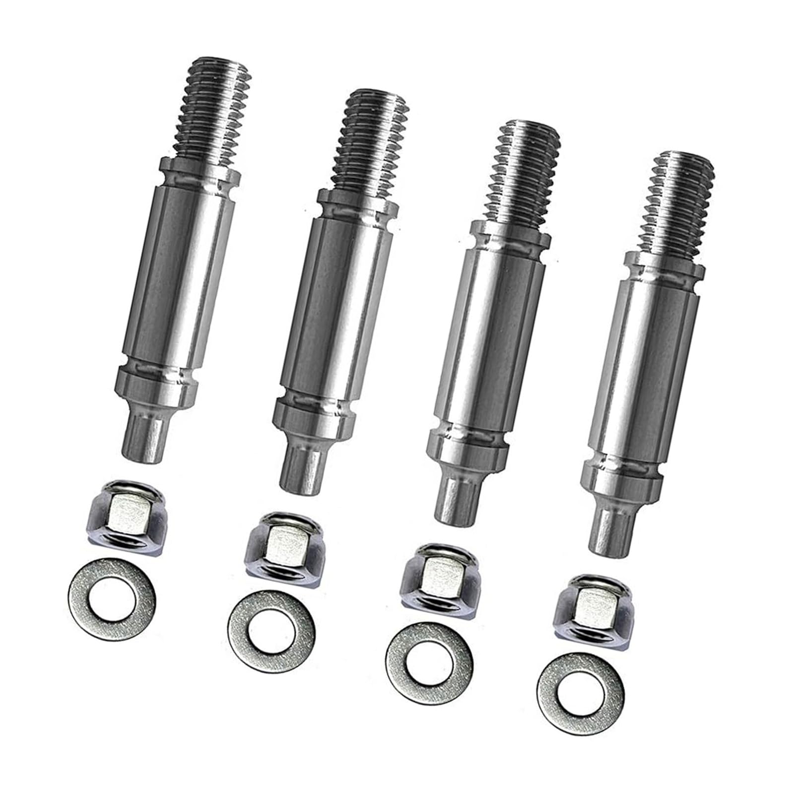 Kalttoy Multicolor Of 4 Reinforced Dryer Drum Roller Shaft Set Suitable For Quiet Operations And Compatibility With Multiple Brands Dryer Component