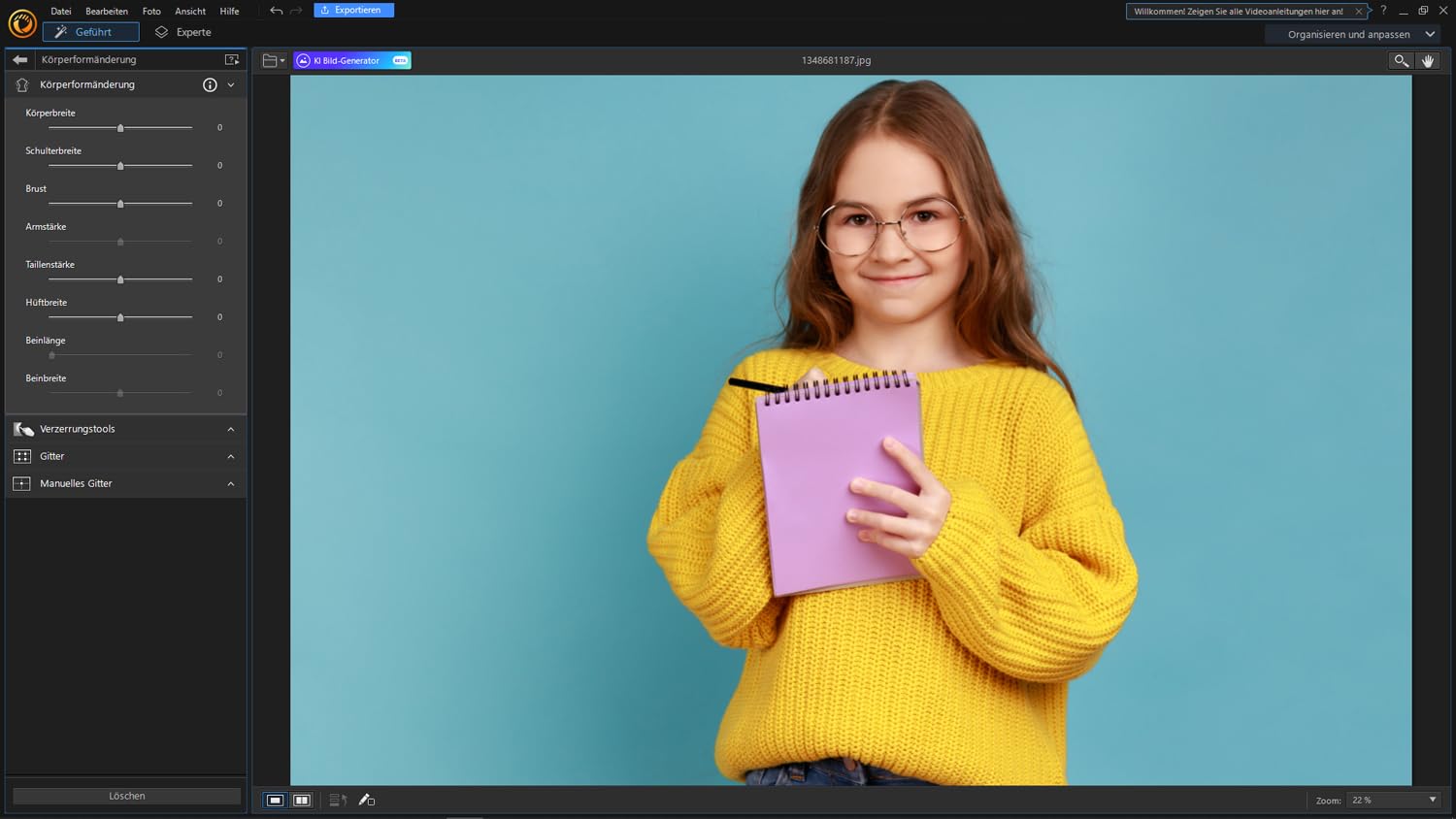 CyberLink PhotoDirector 2025 Ultra Leistungsstarkes Bildbearbeitungsprogramm Komplettes Fotostudio Erstellt perpekte Fotocollage / Fotoshow / Panorama Lichteffekte GIF Windows 10/11 [Box]