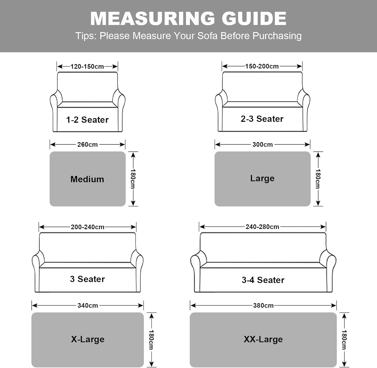 LiveGo Chenille AB Double-Sided Sofa Cover for 3 Seater, Soft Non-Slip Slipcover with Tassel - Image 2