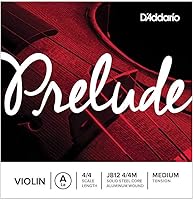 Vista 27 de D'Addario Prelude Cuerdas para violín, J813 3/4M, Tensión media, escala 3/4, cuerda D única