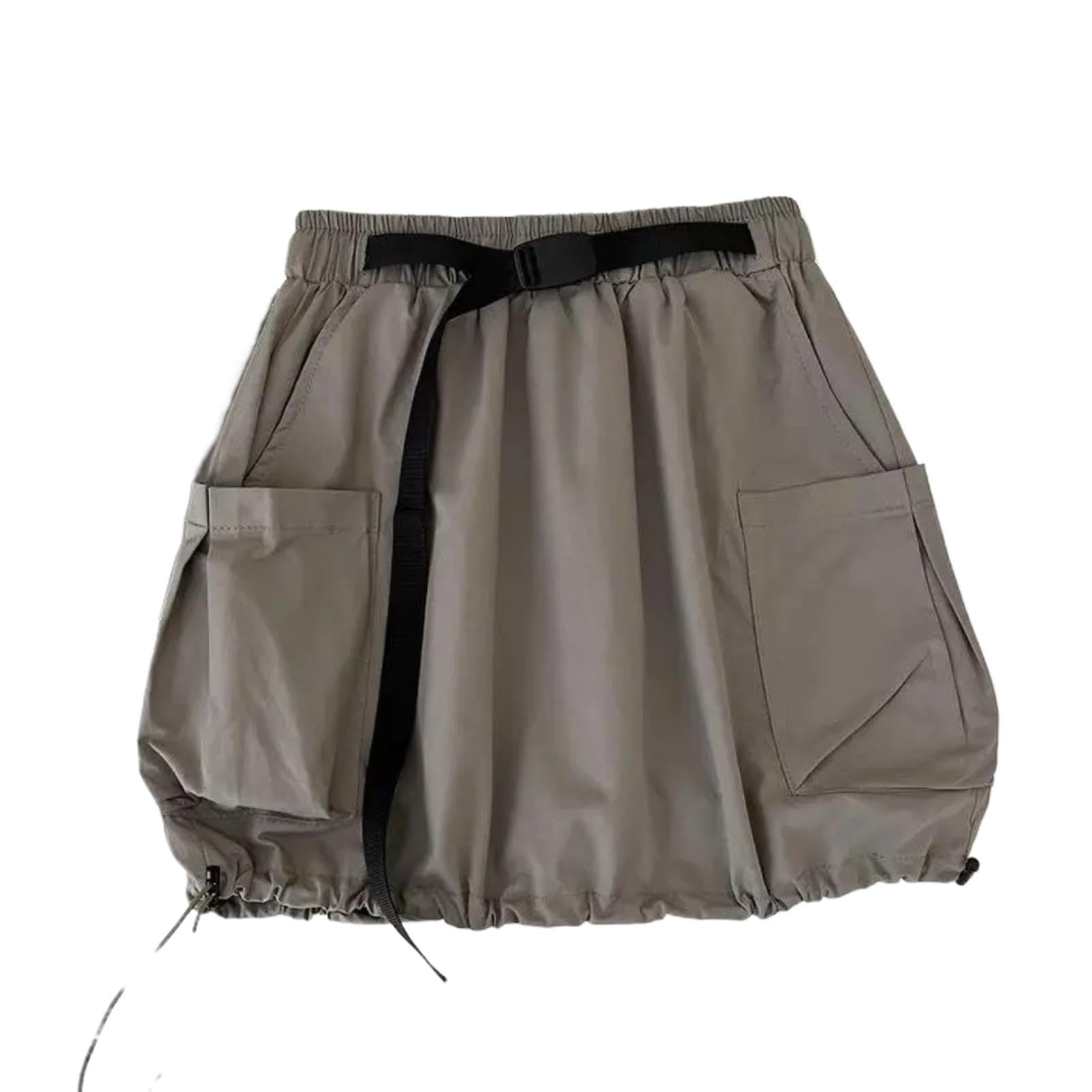 Falda Mujer Larga Cintura Alta Elástica Plisada Skirt Falda Corta De Cintura Alta para Mujer