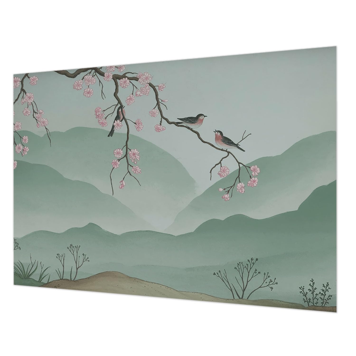 Impression de haute qualité pour ce décor mural intissé facile à nettoyer