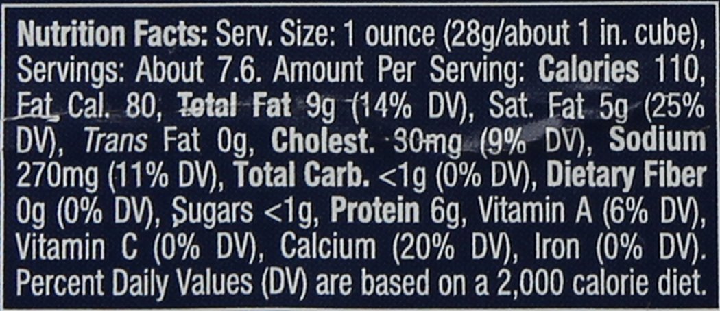 Dietz & Watson Buffalo Wing Cheddar Cheese Wedge, 7.6 oz