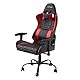 Trust Gaming GXT 708R Resto Gaming Stuhl, 360° Drehbar, Bürostuhl mit Abnehmbaren Kissen, Höhenverstellbarer Stuhl für Computer, Abschließbarer Stuhl – Rot