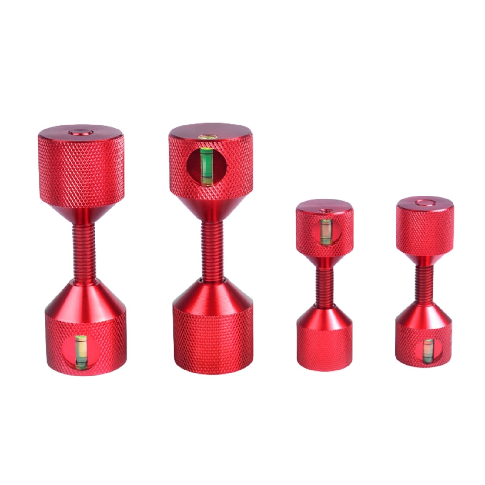 Juego de pasadores de brida de aluminio, nivel incorporado, herramienta de alineación de tuberías de 1-1/8"
