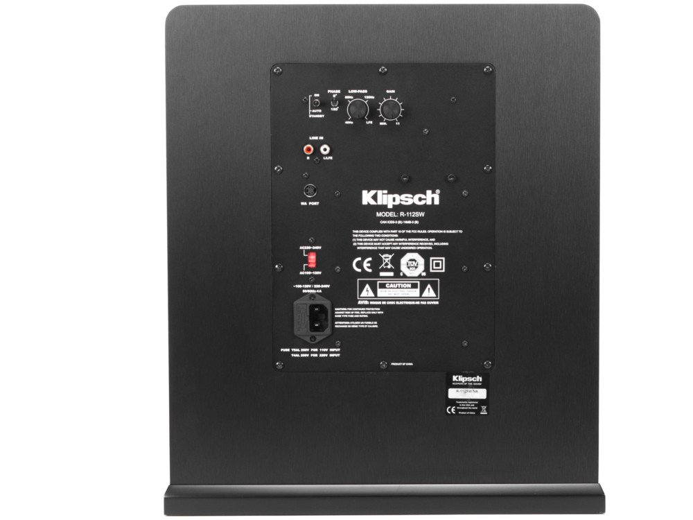 Klipsch R-112SW Subwoofer mit 118 dB Output schwarz