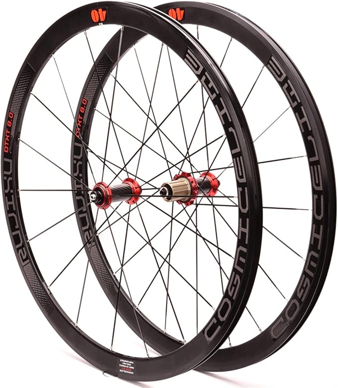 Roue de vélo RETROSPEC 700C 50mm Clincher Frein à disque 142mm Roue de vélo de route de course en carbone