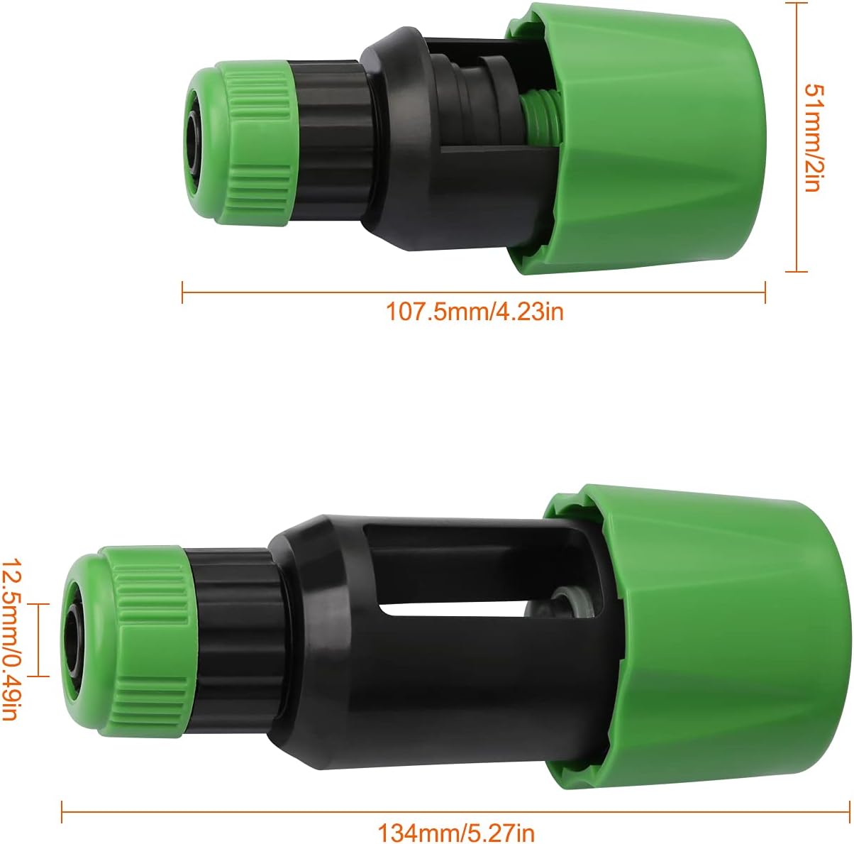 2 Pieces Tap Connector for Hose Pipe, Mixer Tap Hose Connectors Kitchen
