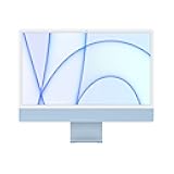 Apple 2021 iMac with Apple M1 Chip with 8-core CPU 24-inch, 8GB RAM, 256GB SSD Storage Blue (Renewed)