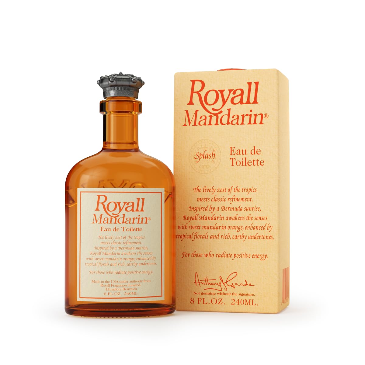 Royall Mandarin By ROYALL FRAGRANCES FOR MEN 8 oz All Purpose Lotion / Cologne