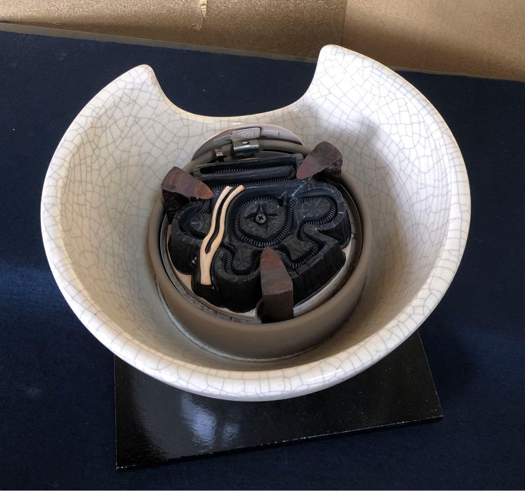 風炉型電熱器　野々田　白薩摩 Amazon.co.jp: 茶道具 野々田式 風炉型電熱器 白さつまB 元箱 : ホーム