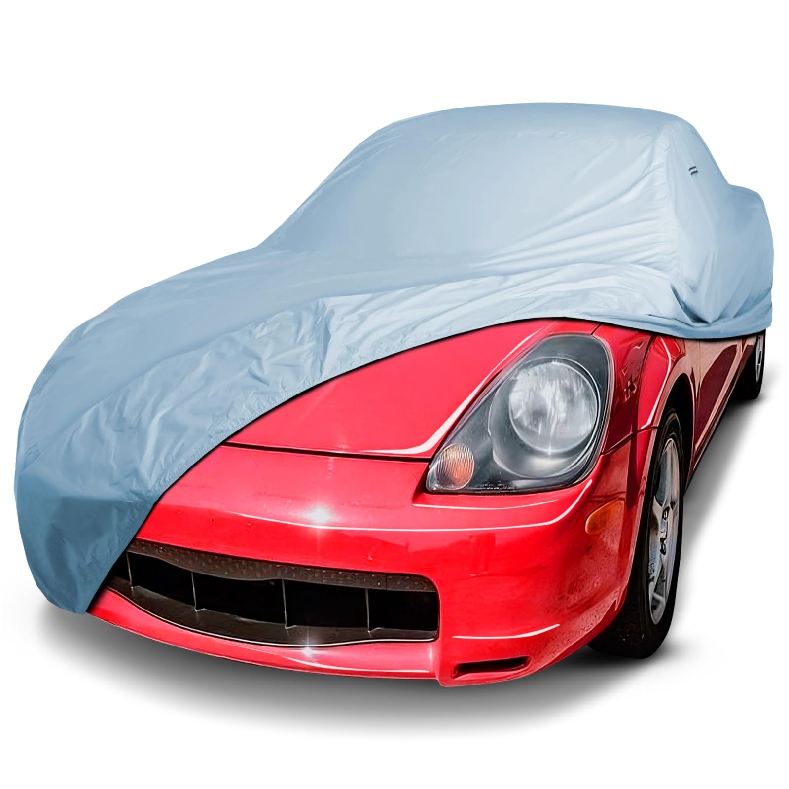 iCarCover Custom Car Cover for Toyota MR2, Waterproof All-Weather Rain Snow UV Sun Protector Full Exterior Indoor Outdoor Car Cover with Strap (Year Fits 2000-2006) Sky Gray 95. Toyota MR2 2000-2006