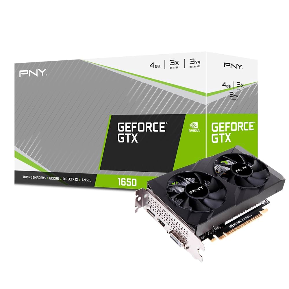 【完動品】GeForce RTX1650 デュアルファン Amazon | PNY GeForce™ GTX 1650 4GB GDDR6 VERTO™ デュアル