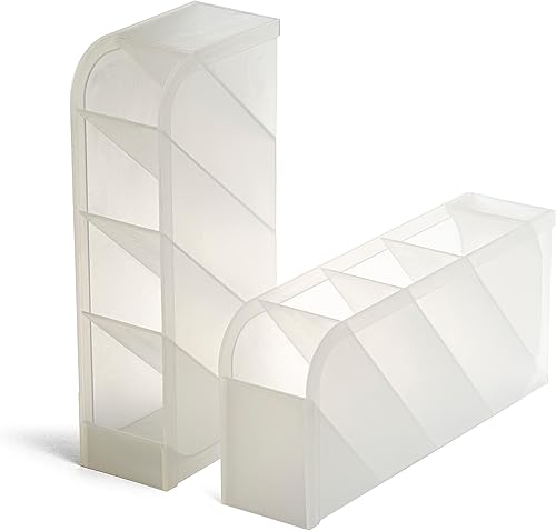 Miniatura 3 de Officemate Organizador de escritorio, portalápices con 8 compartimentos, juego de 2 (21542)